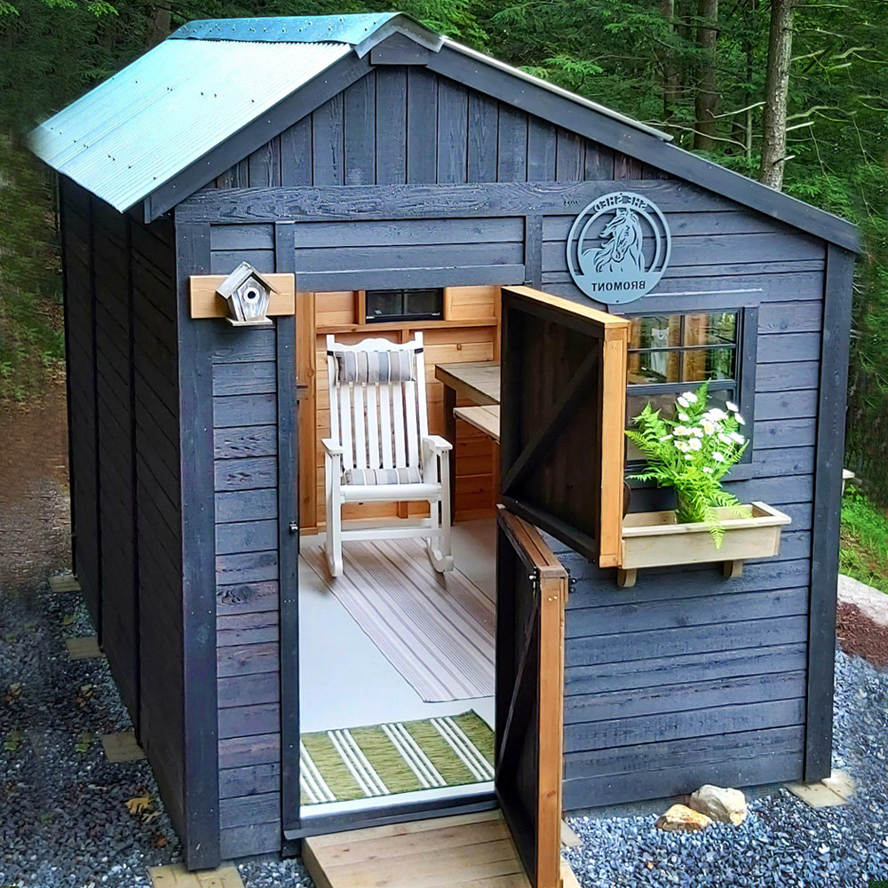 Outdoor Living Today 8 ft. W x 8 ft. D Cedar Wood Sunshed